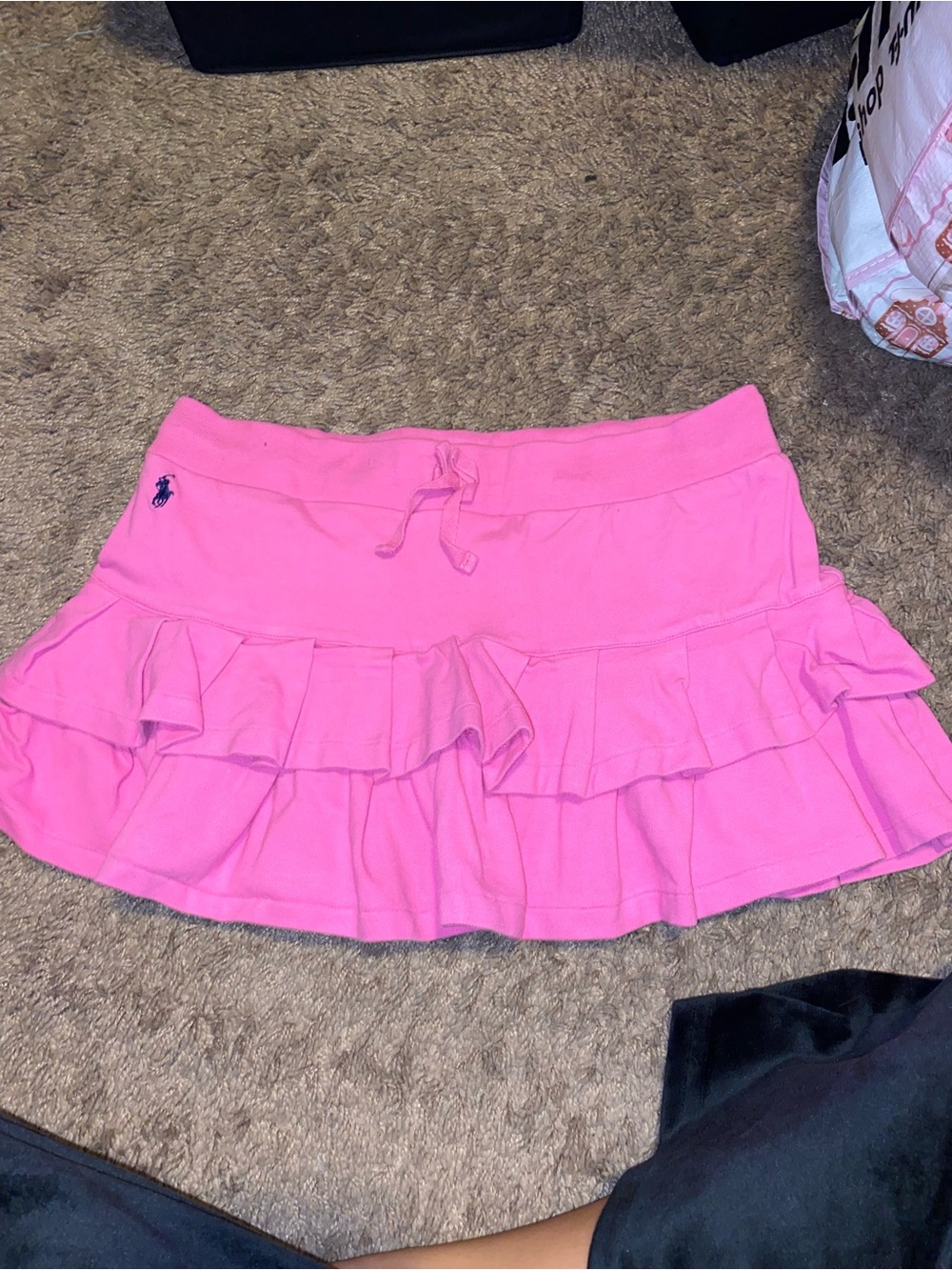 2000s Ralph Lauren ruffle skirt